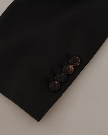 Dolce & Gabbana Black Wool Single Breasted Blazer v