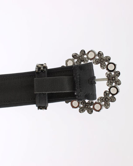 Dolce & Gabbana Crystal Buckle Sequined Waist Belt