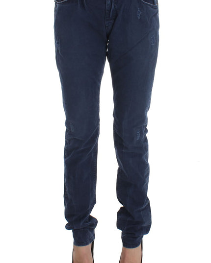 Costume National Blue Cotton Blend Denim Jeans