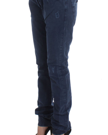 Costume National Blue Cotton Blend Denim Jeans