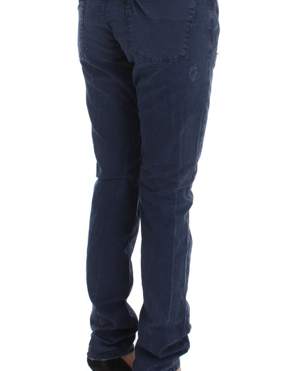 Costume National Blue Cotton Blend Denim Jeans