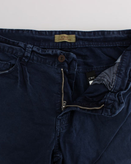 Costume National Blue Cotton Blend Denim Jeans
