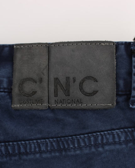 Costume National Blue Cotton Blend Denim Jeans