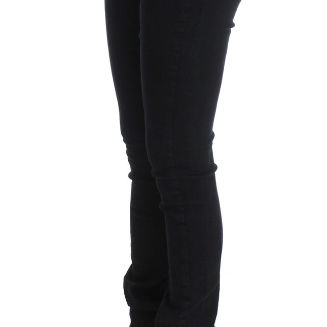 Costume National Black Cotton Slim Fit Denim Jeans