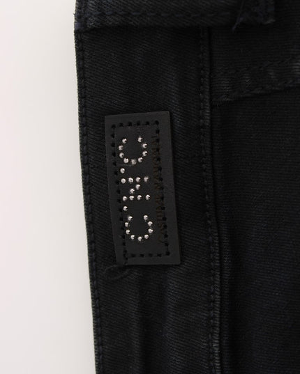 Costume National Black Cotton Slim Fit Denim Jeans
