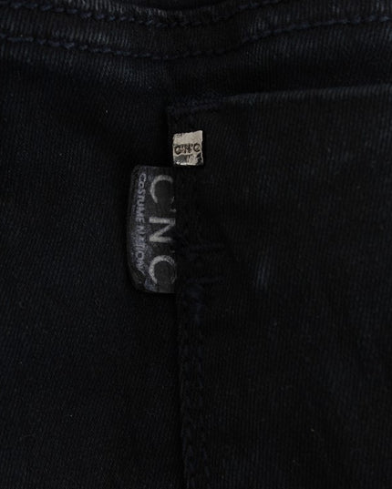 Costume National Black Cotton Slim Fit Denim Jeans