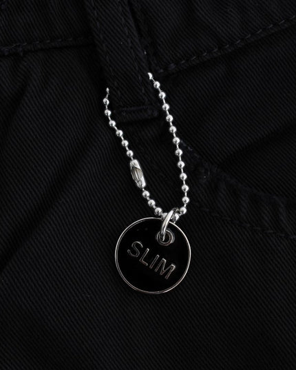 Costume National Black Cotton Slim Fit Bootcut Jeans