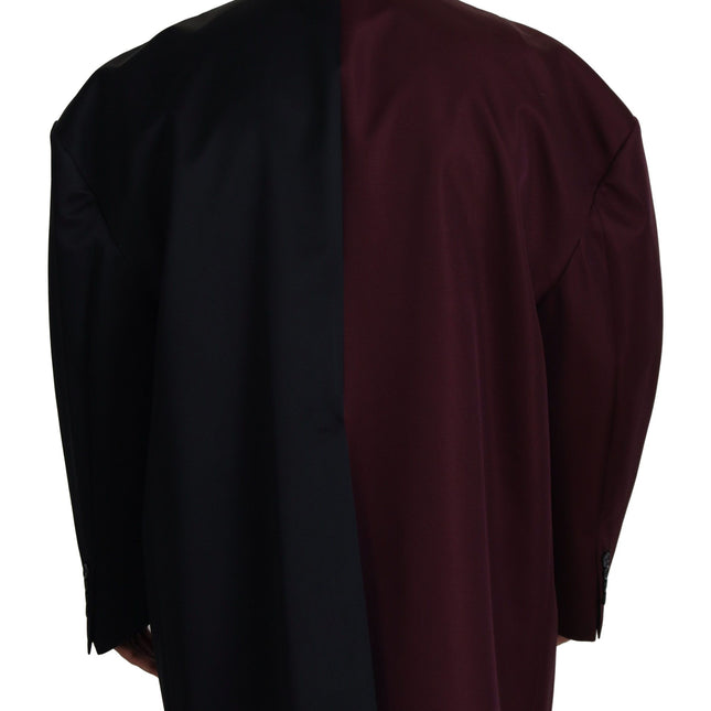 Dolce & Gabbana Bordeaux Polyester Double Breasted Jacket