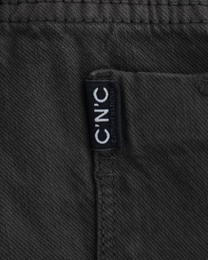 Costume National Green Cotton Blend Slim Fit Jeans