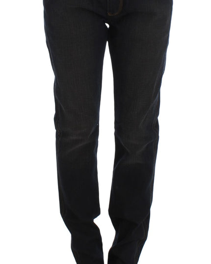 Ermanno Scervino Blue Wash Cotton Boyfriend Jeans