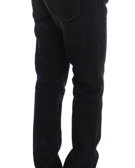 Ermanno Scervino Blue Wash Cotton Boyfriend Jeans