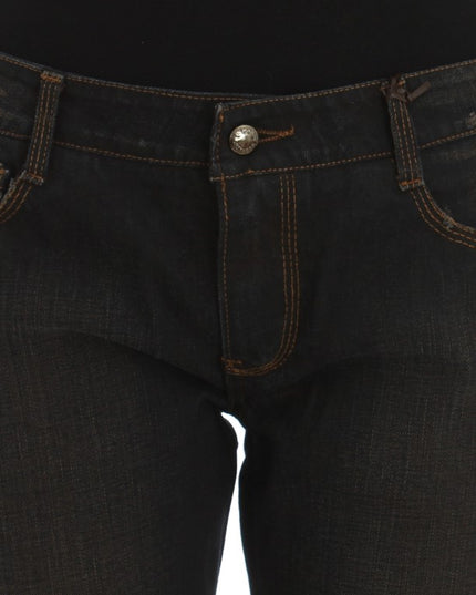 Ermanno Scervino Blue Wash Cotton Boyfriend Jeans