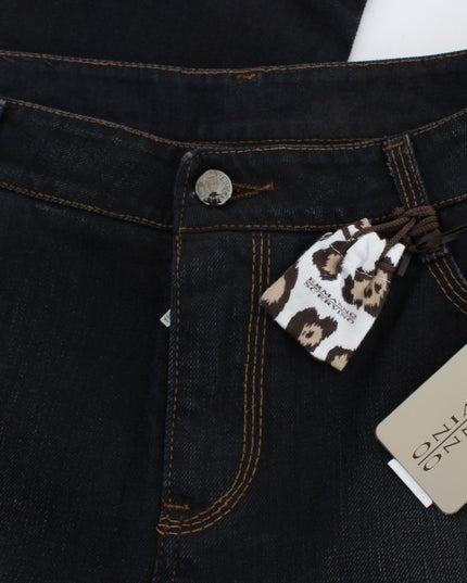 Ermanno Scervino Blue Wash Cotton Boyfriend Jeans