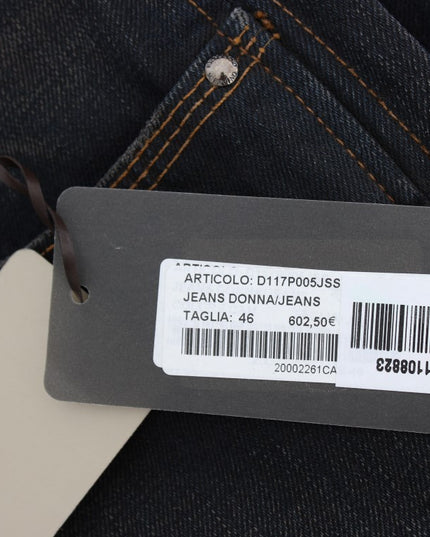 Ermanno Scervino Blue Wash Cotton Boyfriend Jeans