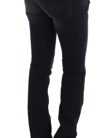 Ermanno Scervino Blue Wash Cotton Slim Fit Jeans