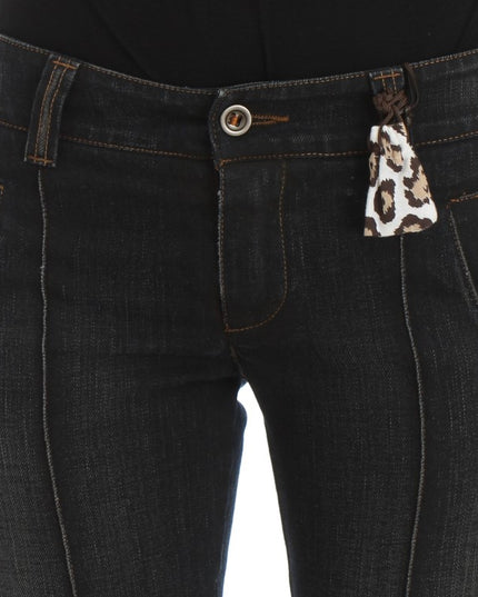 Ermanno Scervino Blue Wash Cotton Slim Fit Jeans