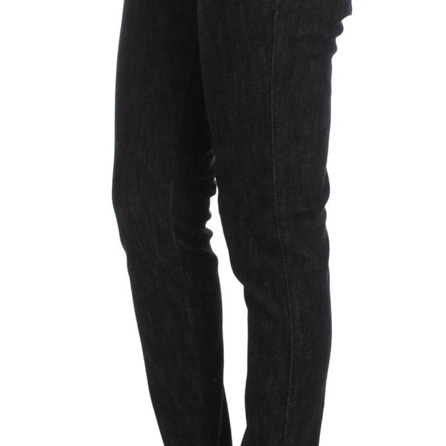 Ermanno Scervino Blue Cotton Slim Fit Denim Jeans