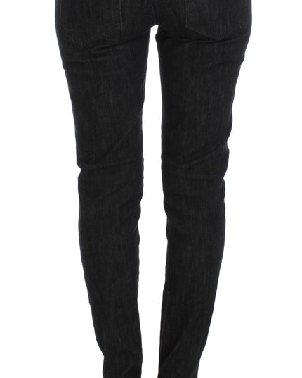 Ermanno Scervino Blue Cotton Slim Fit Denim Jeans