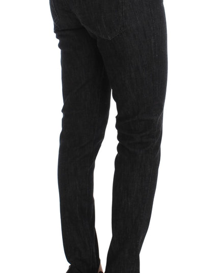 Ermanno Scervino Blue Cotton Slim Fit Denim Jeans
