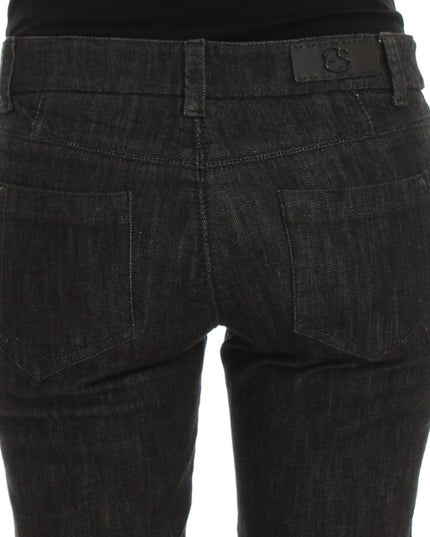 Ermanno Scervino Blue Cotton Slim Fit Denim Jeans