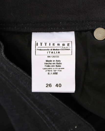 Ermanno Scervino Blue Cotton Blend Slim Fit Bootcut Jeans