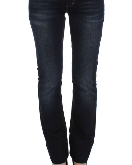 John Galliano Blue Wash Cotton Slim Fit Jeans