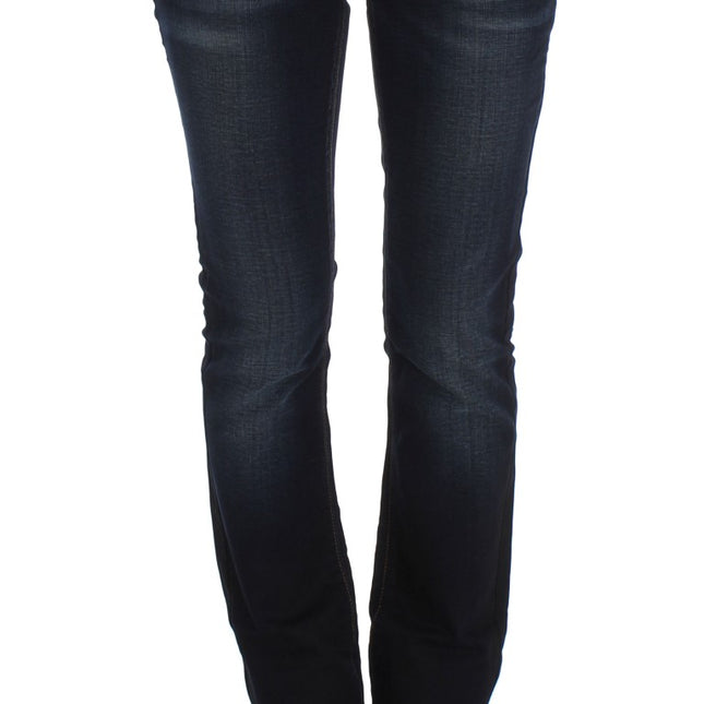John Galliano Blue Wash Cotton Slim Fit Jeans
