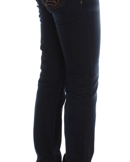 John Galliano Blue Wash Cotton Slim Fit Jeans