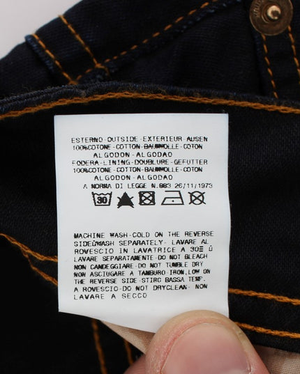 John Galliano Blue Wash Cotton Slim Fit Jeans