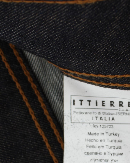 John Galliano Blue Wash Cotton Blend Slim Fit Bootcut Jeans