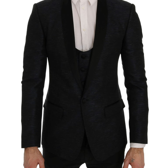 Dolce & Gabbana Blue MARTINI Slim 2 Piece Blazer