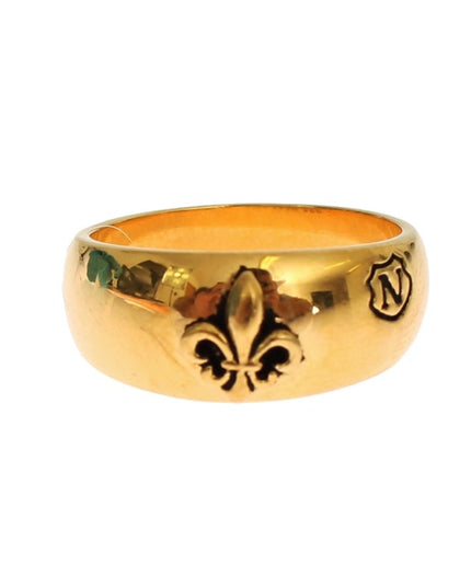 Nialaya Gold Plated 925 Silver Ring