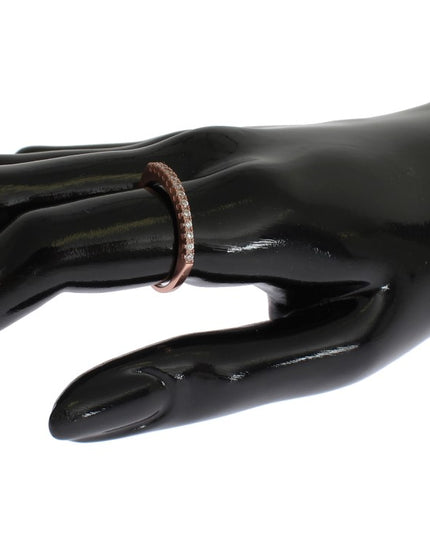 Nialaya Red Gold 925 Silver Ring