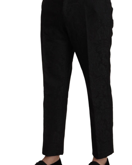 Dolce & Gabbana Black Polyester Formal 2 Piece MARTINI Suit