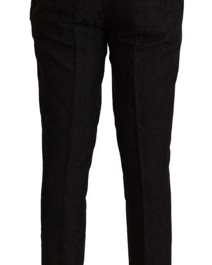 Dolce & Gabbana Black Polyester Formal 2 Piece MARTINI Suit