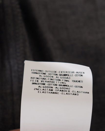 Costume National Dark Gray Cotton Casual Mens Shirt