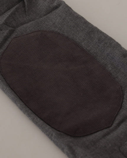 Costume National Dark Gray Cotton Casual Mens Shirt