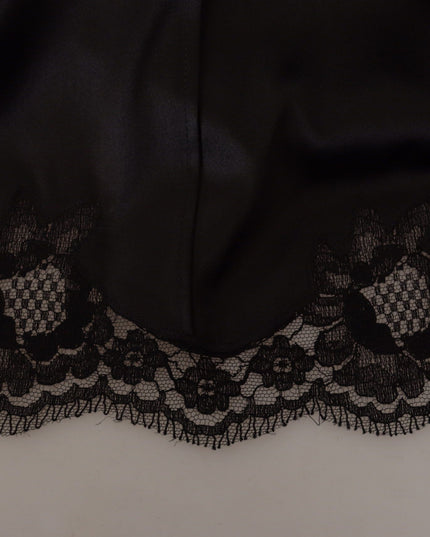 Dolce & Gabbana Black Leopard A-line Knee Length Dress