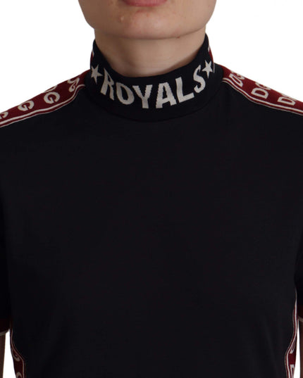 Dolce & Gabbana Black #DGMillennials 100% Cotton T-shirt