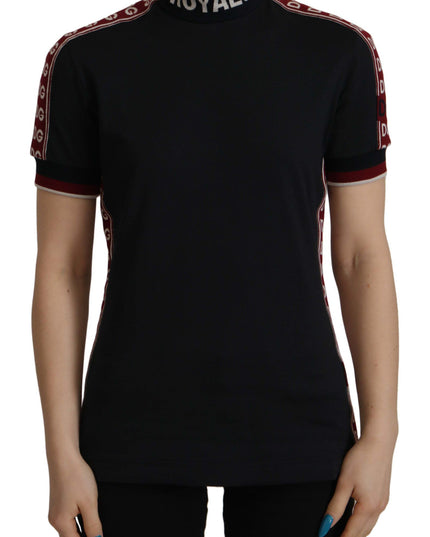 Dolce & Gabbana Black #DGMillennials 100% Cotton T-shirt