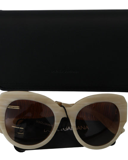 Dolce & Gabbana Beige Acetate Full Rim Brown Lense DG4294 Sunglasses