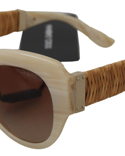 Dolce & Gabbana Beige Acetate Full Rim Brown Lense DG4294 Sunglasses