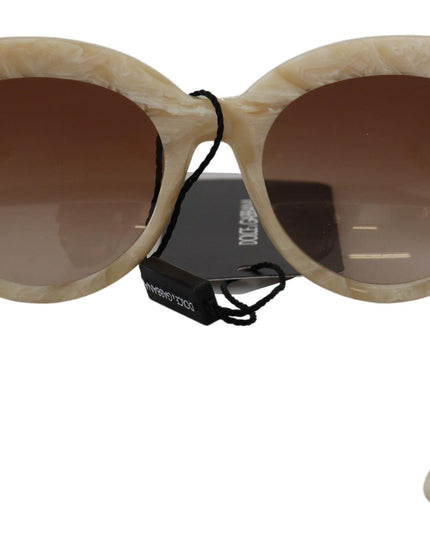 Dolce & Gabbana Beige Acetate Full Rim Brown Lense DG4294 Sunglasses
