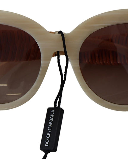 Dolce & Gabbana Beige Acetate Full Rim Brown Lense DG4294 Sunglasses
