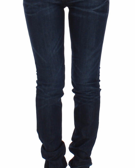Ermanno Scervino Blue Slim Jeans Denim Pants Skinny Leg Stretch