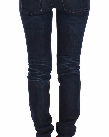 Ermanno Scervino Blue Slim Jeans Denim Pants Skinny Leg Stretch