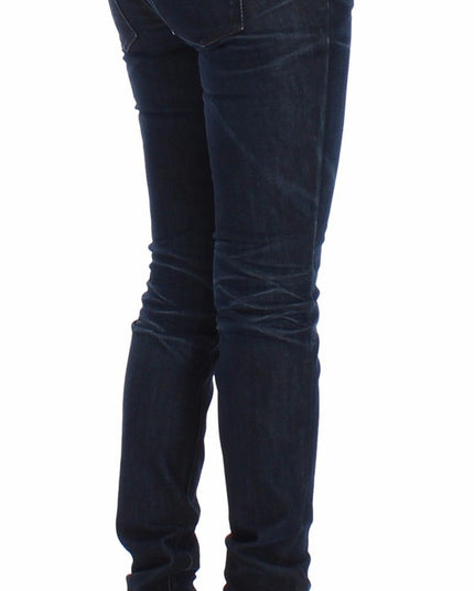 Ermanno Scervino Blue Slim Jeans Denim Pants Skinny Leg Stretch