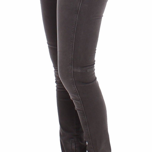 Ermanno Scervino Gray Slim Jeans Denim Pants Skinny Leg Stretch