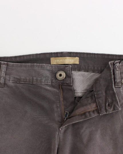 Ermanno Scervino Gray Slim Jeans Denim Pants Skinny Leg Stretch