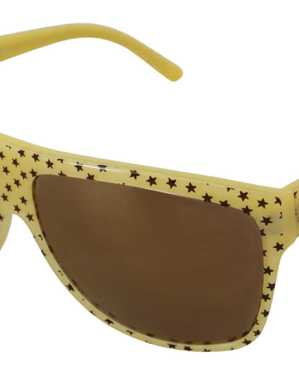 Dolce & Gabbana Yellow Stars Acetate Square Shades DG4125 Sunglasses